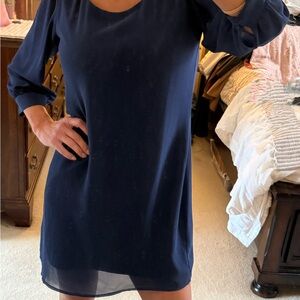 Elegant Navy Blue Dress Heartsoul size M